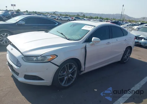 2014 Ford Fusion Titanium из США, поврежденный, VIN 3FA6P0K98ER194680